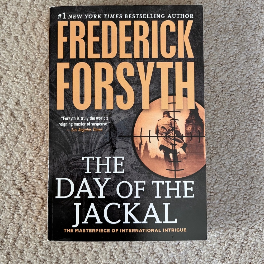 The Day of the Jackal Frederick Forsyth paperback book